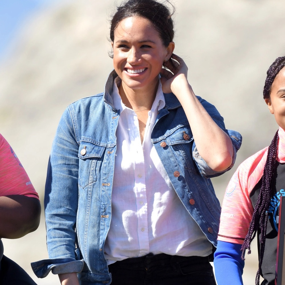 MADEWELL JEAN JACKET MEGHAN MARKLE